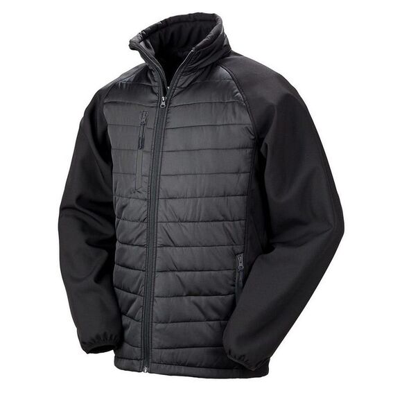 Result Womens/Ladies Compass Soft Shell Jacket / Black - Picture 1 of 3
